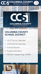 Mobile Screenshot of columbiak12.com